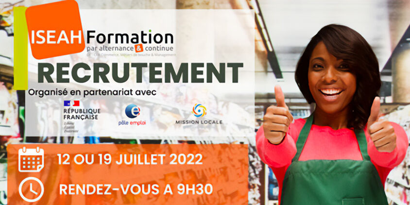 ISEAH FORMATION recrute pour ses clients